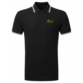 Polymer Records (Inspired By This Is Spinal Tap) Embroidered Left Breast Logo Polo Shirt