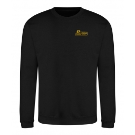 Polymer Records (Inspired By This Is Spinal Tap) Embroidered Left Breast Logo Sweatshirt