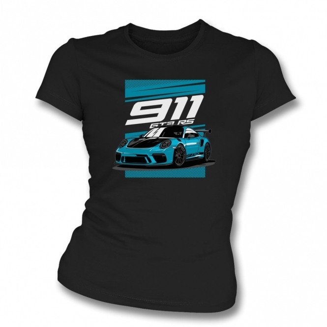 Porsche 911 GT3 RS Organic Womens Slim Fit T-Shirt