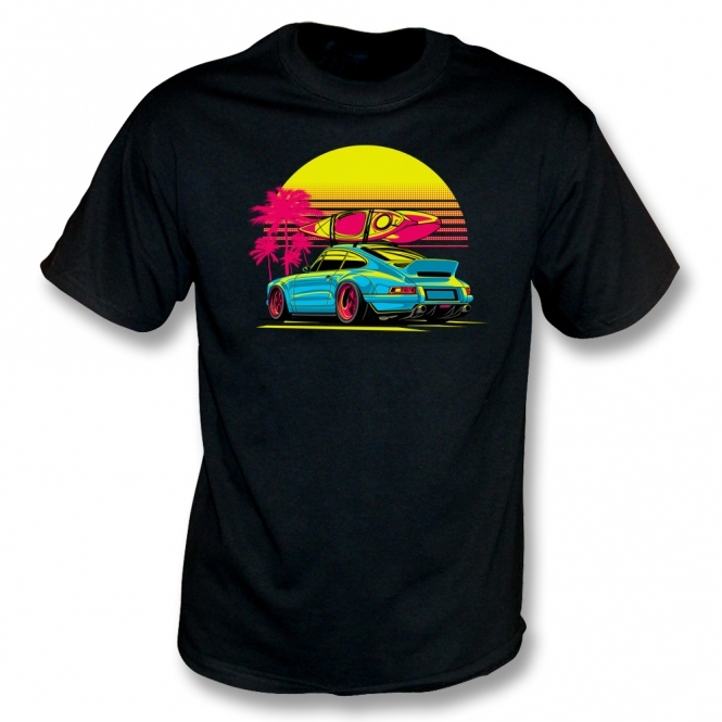 Porsche 911 In Sunset T-Shirt