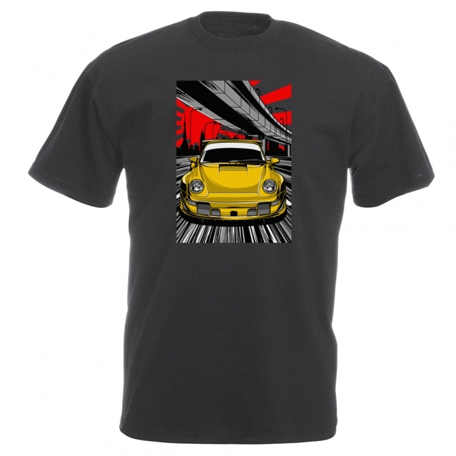 Porsche 911 In Tokyo Vintage Wash T-Shirt