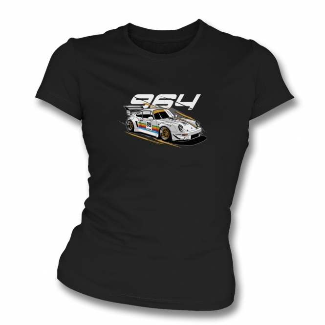 Porsche 964 Womens Slim Fit T-Shirt