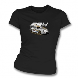 Porsche 964 Womens Slim Fit T-Shirt