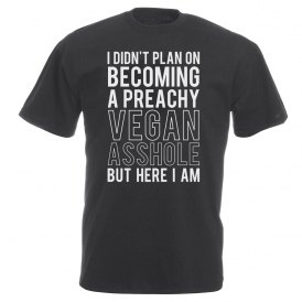 Preachy Vegan Asshole Vintage Wash T-Shirt