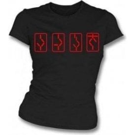 Predator Symbols Womens Slim Fit T-Shirt