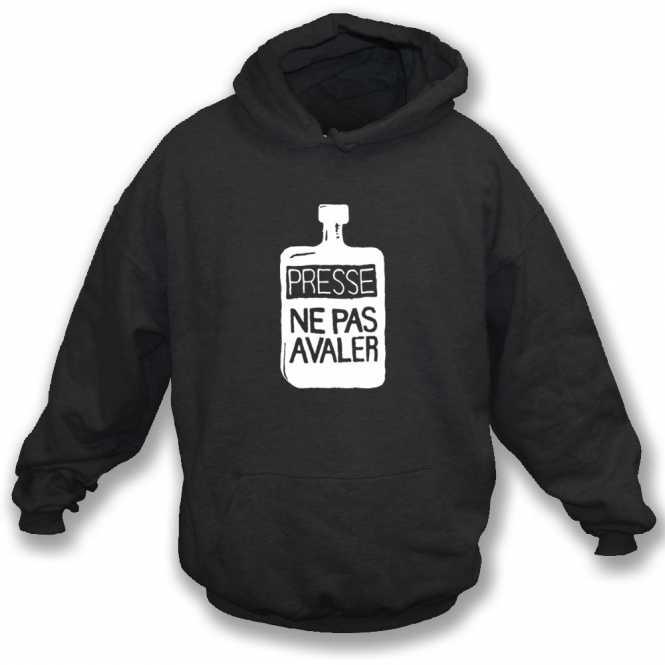 Presse Ne Pas Avaler (As Worn By Thom Yorke, Radiohead) Organic Hooded Sweatshirt