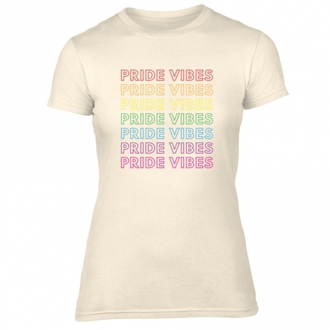 Pride Vibes Organic Womens Slim Fit T-Shirt
