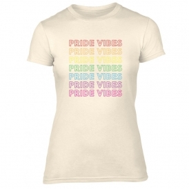 Pride Vibes Organic Womens Slim Fit T-Shirt