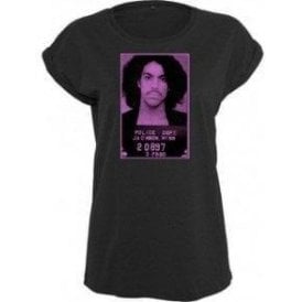Prince Mugshot Womens Extended Shoulder T-Shirt