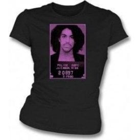 Prince Mugshot Womens Slim Fit T-Shirt