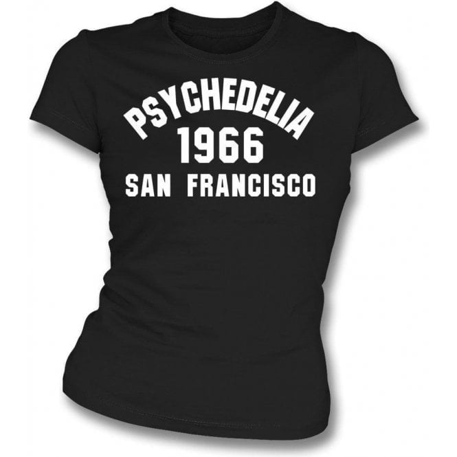 Psychedelia 1966 San Francisco Womens Slim Fit T-Shirt