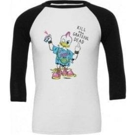 Punk Rock Duck (As Worn By Kurt Cobain, Nirvana) 3/4 Sleeve Unisex Baseball Top