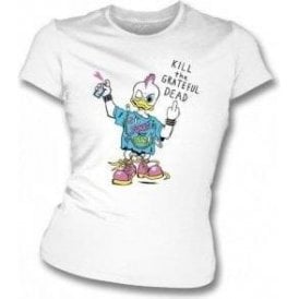 Punk Rock Duck T-shirt as worn by Kurt Cobain (Nirvana) Women's Slimfit T-shirt