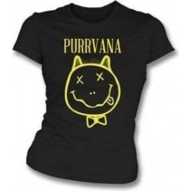 Purrvana Womens Slim Fit T-Shirt