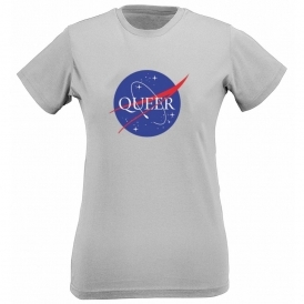 Queer NASA Organic Womens Slim Fit T-Shirt