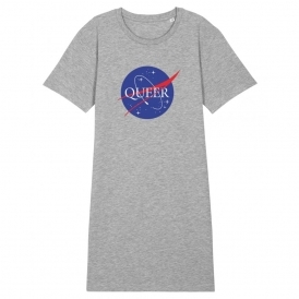 Queer NASA Womens Organic T-Shirt Dress