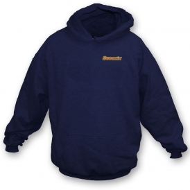 Quoasis (As Worn By Noel Gallagher, Oasis) Embroidered Left Breast Logo Hooded Sweatshirt