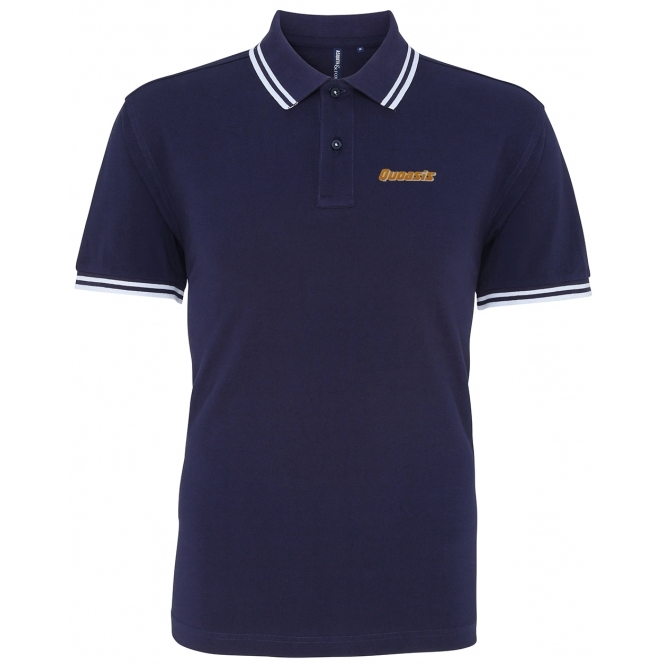 Quoasis (As Worn By Noel Gallagher, Oasis) Embroidered Left Breast Logo Polo Shirt