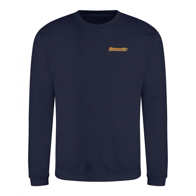 Quoasis (As Worn By Noel Gallagher, Oasis) Embroidered Left Breast Logo Sweatshirt