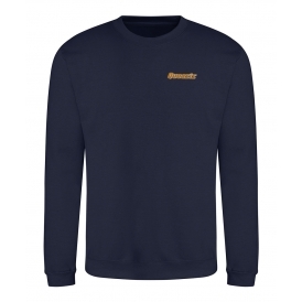 Quoasis (As Worn By Noel Gallagher, Oasis) Embroidered Left Breast Logo Sweatshirt