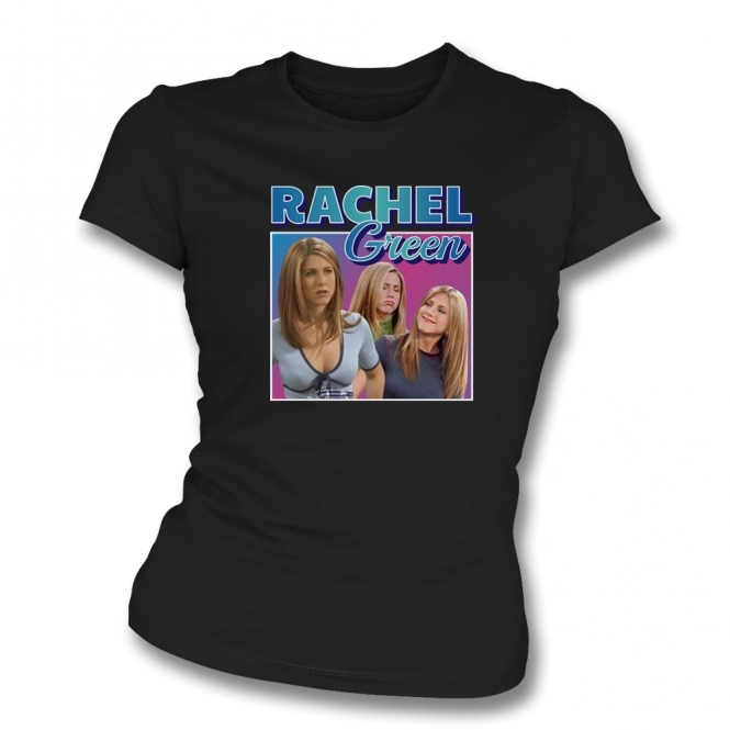 Rachel Green Collage (F.R.I.E.N.D.S Influenced) Womens Slim Fit T-Shirt