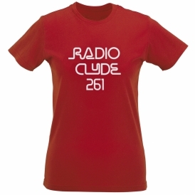 Radio Clyde 261 (As Worn By Frank Zappa) Organic Womens Slim Fit T-Shirt
