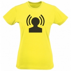 Radio Head (As Worn By Jonny Greenwood, Radiohead) Organic Womens Slim Fit T-Shirt