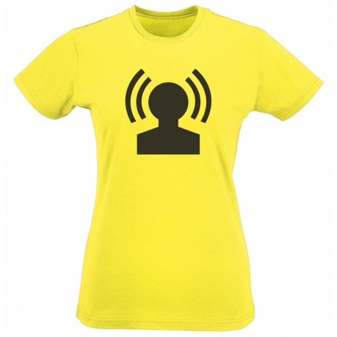 Radio Head (As Worn By Jonny Greenwood, Radiohead) Organic Womens Slim Fit T-Shirt