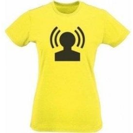 Radio Head (As Worn By Jonny Greenwood, Radiohead) Womens Slim Fit T-Shirt