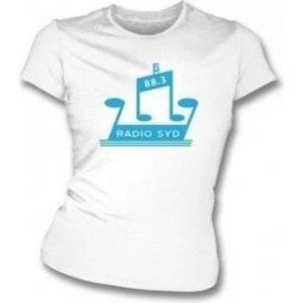 Radio Syd 88.3 (As Worn By Brian Jones, The Rolling Stones) Womens Slim Fit T-Shirt