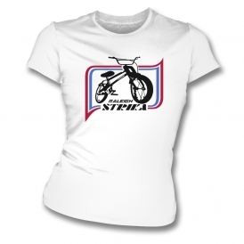 Raleigh Strika (As Worn By Marc Bolan, T. Rex) Organic Womens Slim Fit T-Shirt