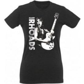 Randy Rhoads Tribute Womens Slim Fit T-Shirt