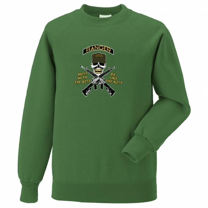 Ranger Mess With The Best (As Worn By Johnny Ramone, Ramones) Sweatshirt