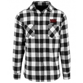 Rash (Inspired By Geddy Lee, Rush) Embroidered Flannel Shirt