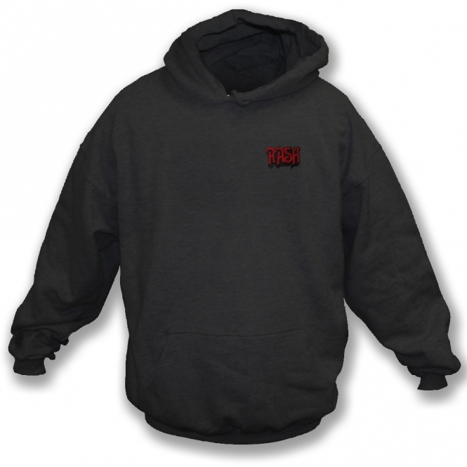 Rash (Inspired By Geddy Lee, Rush) Embroidered Hooded Sweatshirt
