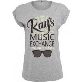 Ray's Music Exchange (Inspired by The Blues Brothers) Womens Extended Shoulder T-Shirt