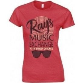 Ray's Music Exchange (Inspired by The Blues Brothers) Womens Slim Fit T-Shirt