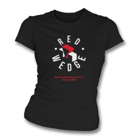 Red Wedge Tour 1986 Womens Slim Fit T-Shirt