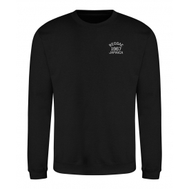 Reggae 1967 Jamaica Embroidered Left Breast Logo Sweatshirt