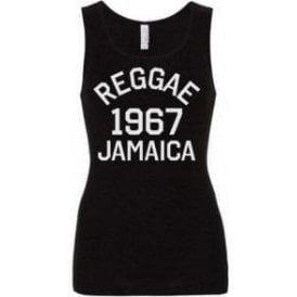 Reggae 1967 Jamaica Womens Baby Rib Tank Top