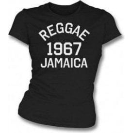 Reggae 1967 Jamaica Womens Slim Fit T-Shirt