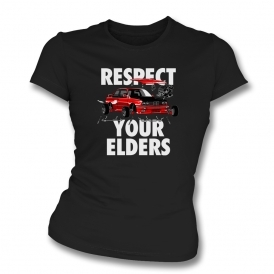 Respect Your Elders (BMW M3) Womens Slim Fit T-Shirt