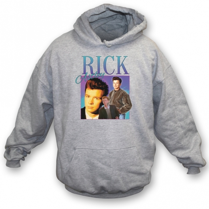 Rick Astley Collage Hooded Sweatshirt