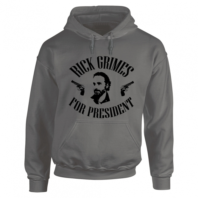 Rick Grimes For President (Inspired By The Walking Dead) Hooded Sweatshirt