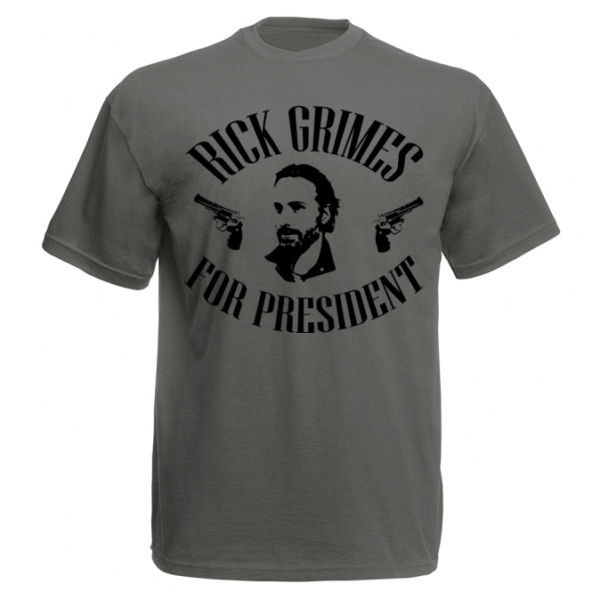 Rick Grimes For President (Inspired By The Walking Dead) T-Shirt