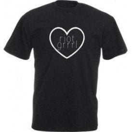 Riot Grrrl Heart Kids T-Shirt