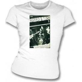 Ripped & Torn Punk Fanzine (Sex Pistols) Womens Slim Fit T-Shirt