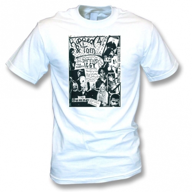Ripped & Torn Punk Fanzine (The Damned) Organic T-Shirt