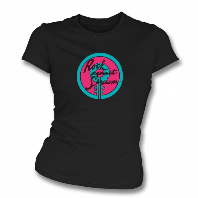 Rock Against Sexism Organic Womens Slim Fit T-Shirt