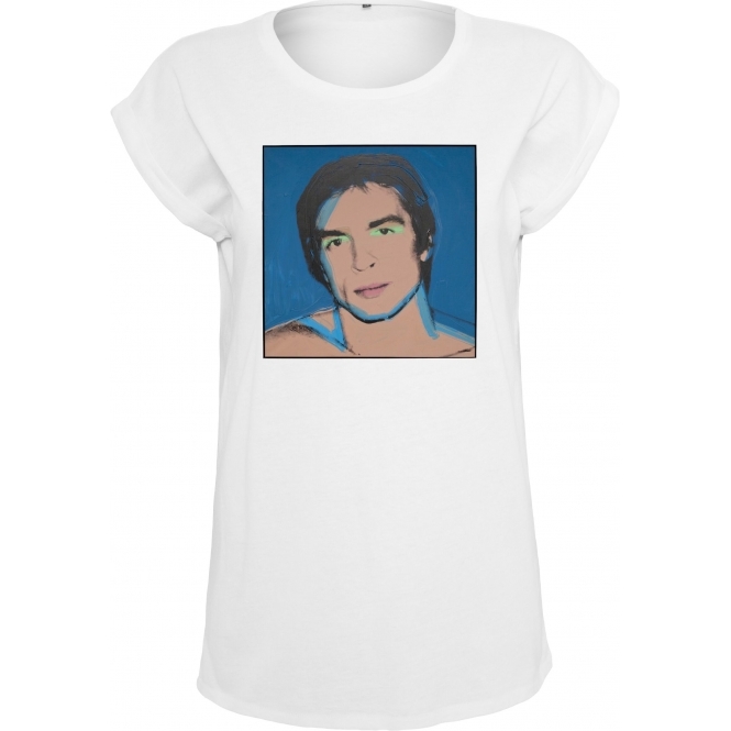 Rudolf Nureyev (Andy Warhol Influenced) Womens Extended Shoulder T-Shirt
